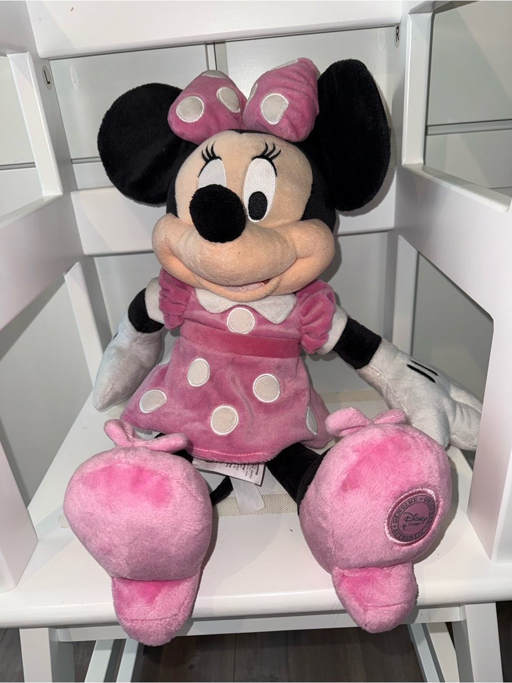 Disney Pink Polka-Dot Minnie Mouse Plush